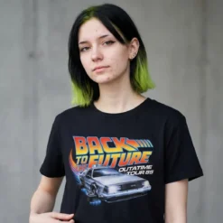 Zurück in die Zukunft - Outatime Tour T-Shirt schwarz