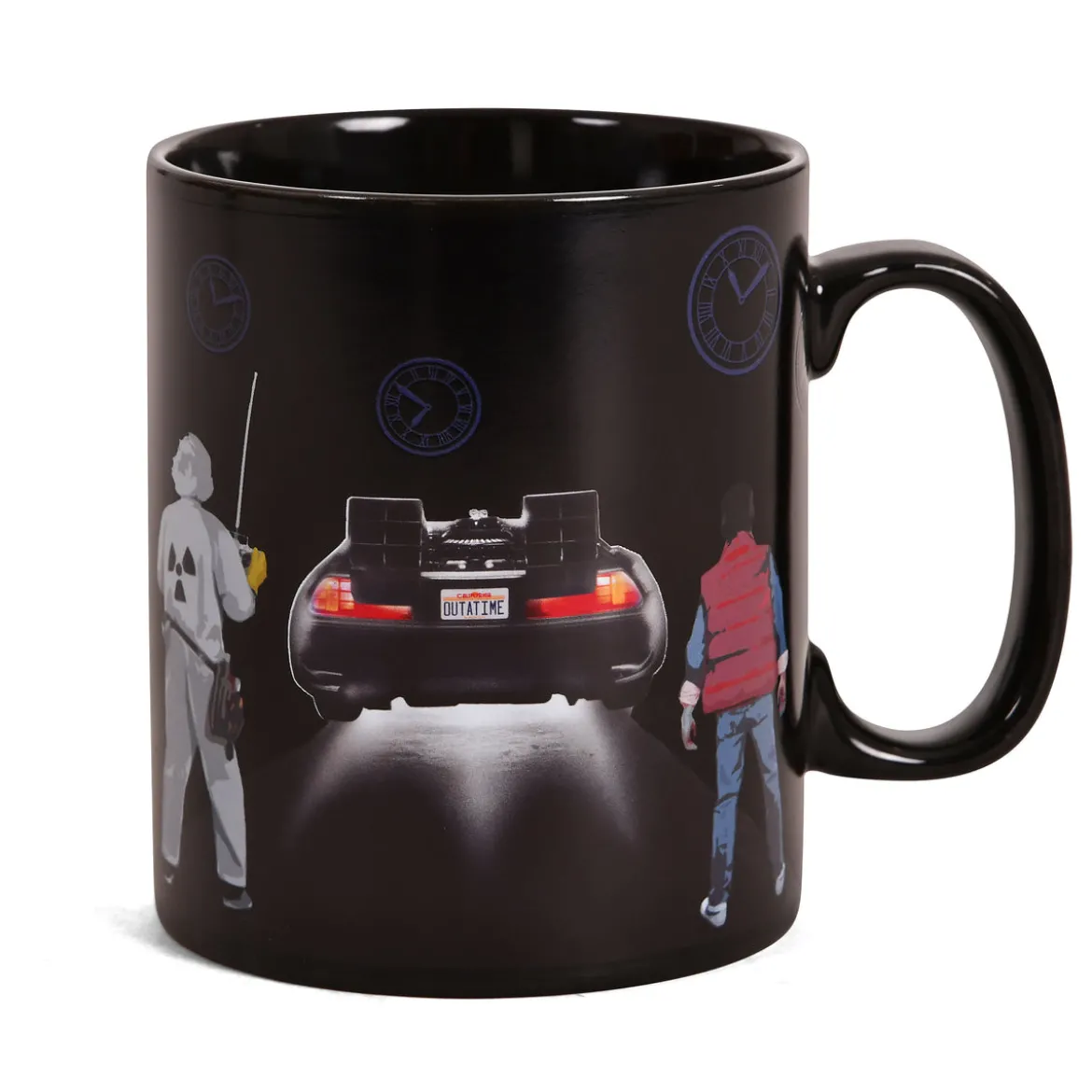 Zurück in die Zukunft - Travel Time Thermoeffekt Tasse